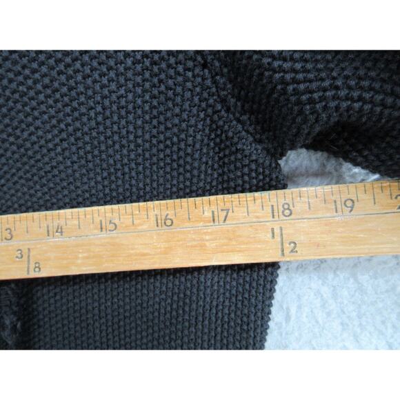 EILEEN FISHER Organic Cotton Silk Blend Open Front Cardigan Women's Small Frayed - Picture 7 of 14